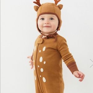 Hannah Andersson deer toddler pajamas